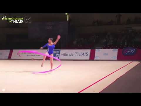Zohra Aghamirova AZE Ribbon Senior AA Grand Prix de Thiais 2023