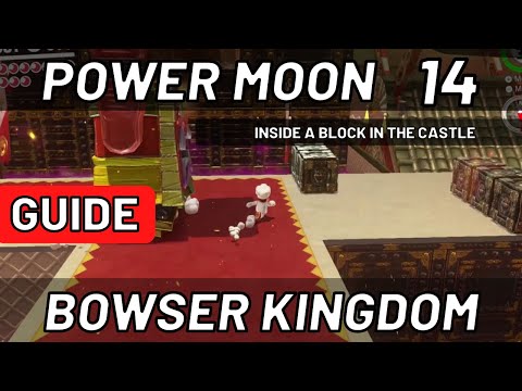 Super Mario Odyssey - Power Moon #14 - Inside a Block in the Castle  - Bowser Kingdom
