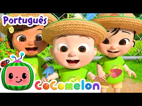 Capa de Canção da jardinagem | Cocomelon em Português | Desenhos Animados e Músicas Infantis