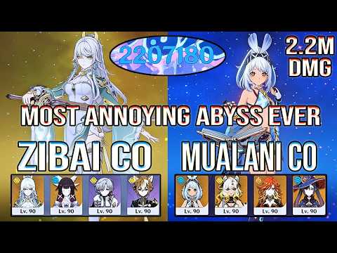 🔥 2.2 MILLION DAMAGE?! Mualani & Zibai BREAK Spiral Abyss 12 | Genshin Impact
