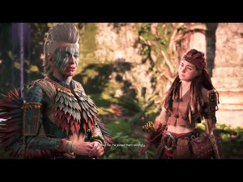 Horizon Forbidden West gameplay returning Aether and extra.