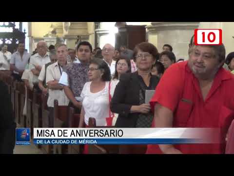 Misa de aniversario de la Ciudad de Mérida