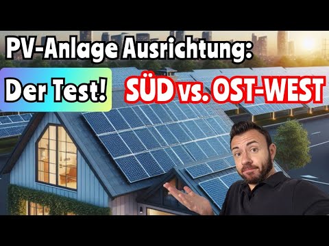PV-Vergleich 10 kWp Süd vs. 20 kWp Ost-West – Wer produziert mehr Strom