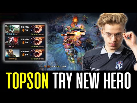 This is how TOPSON play New Hero "PRIMAL BEAST" DOTA 2