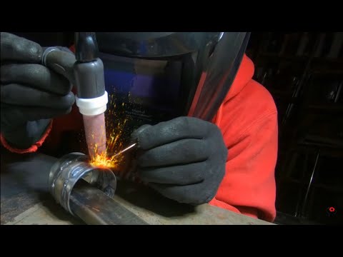 NOOB TIG WELDING SKILLS  AC/DC PrimeWeld 225