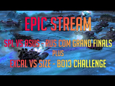 Command & Conquer LIVE - Generals Zero Hour - SPL vs Asus (Rus Grand Finals) & Excal vs Size BO13