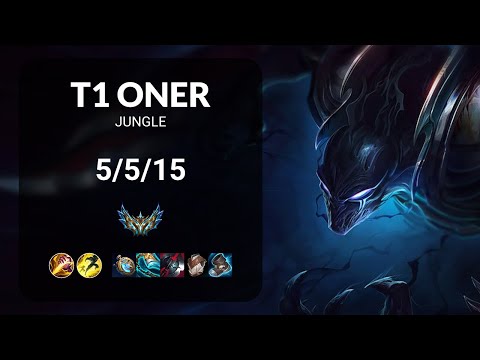 T1 Oner Nocturne vs Kindred JUNGLE - KR  Patch 13.15