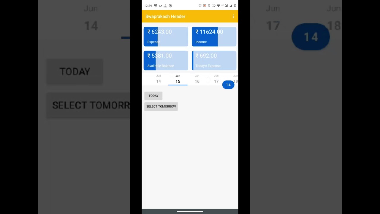 Demo App: (Mutimodes Calendar View and Progressive Recyclerview)