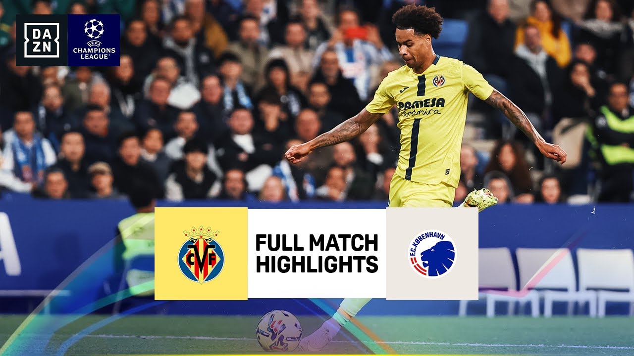 Villareal vs Copenhagen | UEFA Champions League Highlights | Matchday 6 | 2025-2026