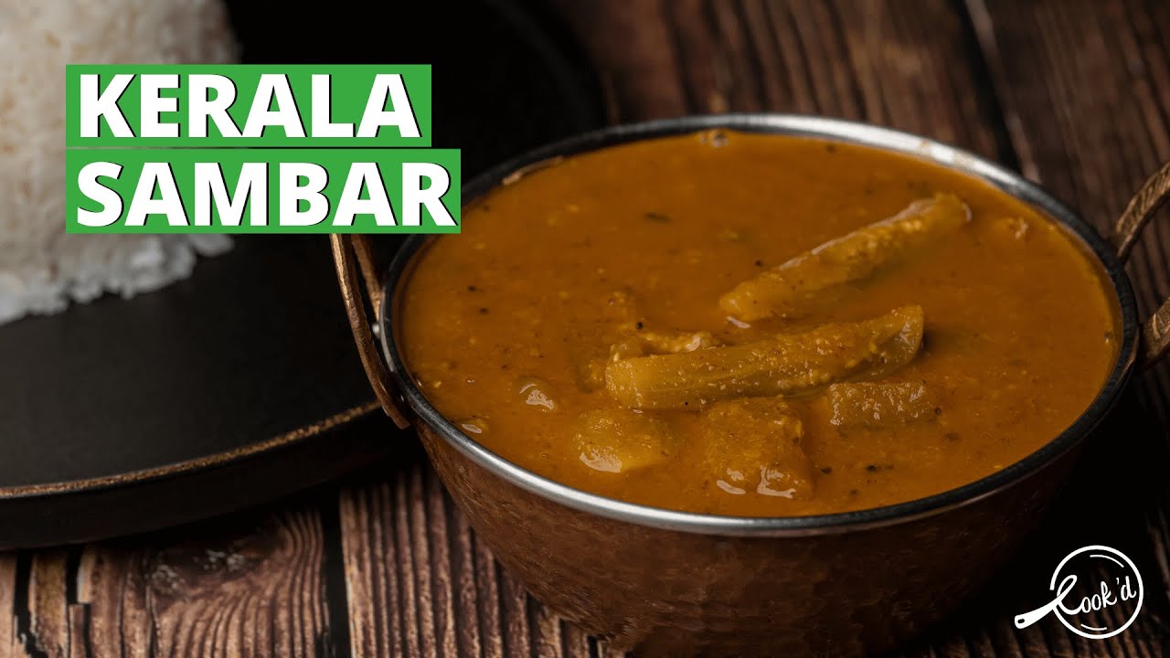 Kerala Sambar Recipe | Tasty Kerala Sambar with Coconut | Cookd