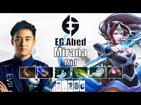 Mirana Mid | EG.Abed | ABED PRO MIRANA ARROW | 7.28c Gameplay Highlights