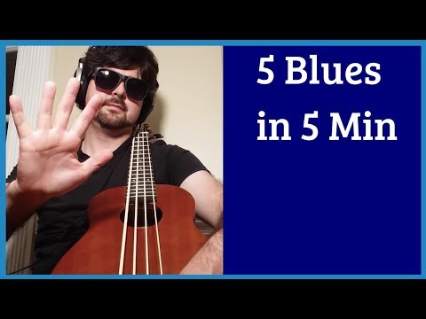 5 Essential Blues Bass Lines in 5 Minutes