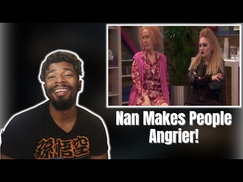 AMERICAN REACTS TO Catherine Tate - Nan - Anger Management