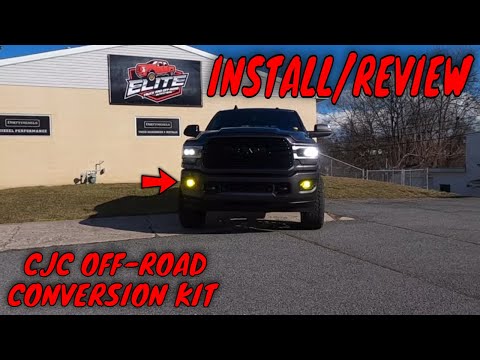 GREAT RAM TRUCK UPGRADE! 2019+ HD Ram 2500/3500 Fog Light Swap