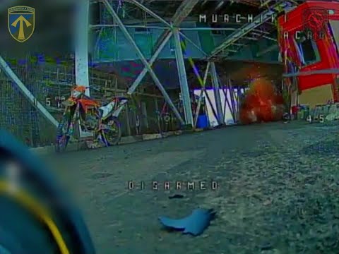 Vovchansk - XX.10.2025. High-Quality Video Of 57th Brigade Targeting RuAF Equipment Near Vovchansk.