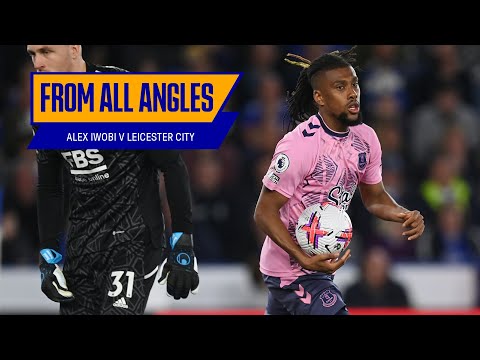 FROM ALL ANGLES: ALEX IWOBI STRIKES AT LEICESTER CITY!