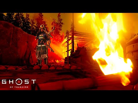 Burning The Logging Camp - Ghost of Tsushima Gameplay Walkthrough (Hard Difficulty) | Part 9