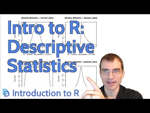 Introduction to R: Descriptive Statistics