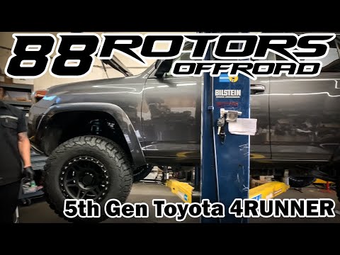 TOYOTA 4RUNNER, KINGS, FOX, BILSTEIN, LIFTED ON 33's & BMC
