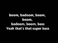 Nicki Minaj | Super Bass  (lyrics) #nickiminaj