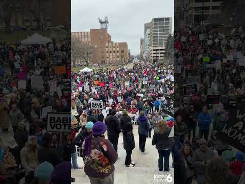Women's march at Idaho State Capitol