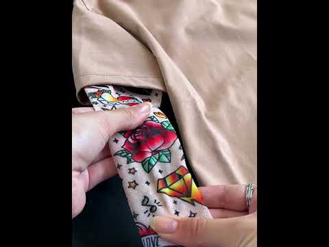 Футболка Дрейк з тату рукавами tattoo style