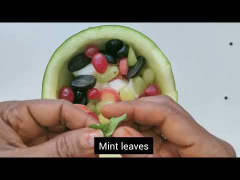 Fresh and healthy fruit chat recipe// #fruitsalad #fruitchat // How to make masala fruit chat recipe