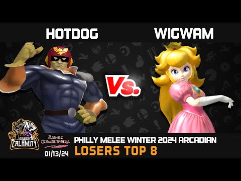 Philly Melee Winter Arcadian 2024 - Singles - Hotdog Surprise Badlands vs Wigwam - Losers Top 8