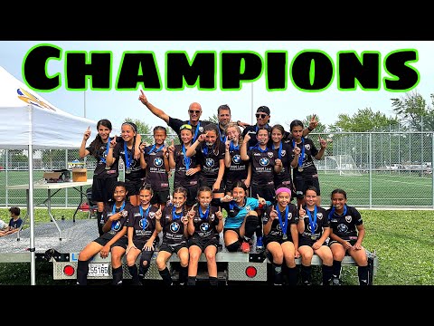 🥇AS Laval Black U12F CHAMPIONS 🏆 Longueuil U13/U14 Tournament 2023 ⚽️ 01/07/2023