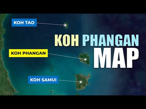 Koh Phangan Map | Thailand Travel Tips