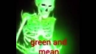 Cover art for 123 too bony (green skeleton)