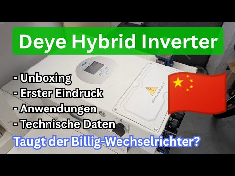 🧐 Deye 48V Hybrid Inverter im Test: Unboxing und erster Eindruck #deye 