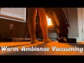 2 Hours of Kenmore Vacuuming in a Cozy Night Ambiance | ASMR with Harman Pellet Stove for Deep Sleep