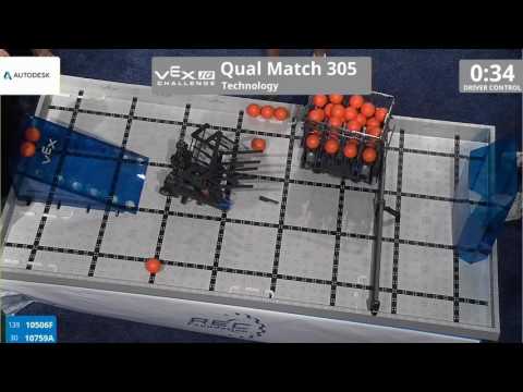VEX Worlds 2016 - VEXIQ Elementary School - Technology - Qual 305 (10506F 10759A) 111