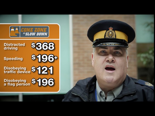 Penalties for Unsafe Driving in Cone Zones
