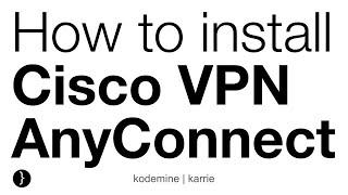 Download lagu How to Install Cisco VPN AnyConnect Client in Linux, Ubuntu mp3