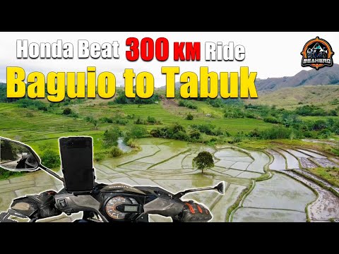 BAGUIO CITY TO TABUK CITY | 300 km ride with Honda Beat FI | Province of Kalinga, Philippines