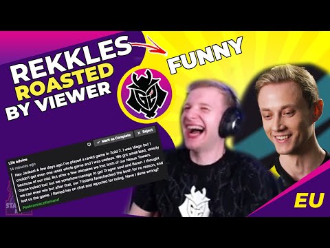G2 Rekkles ROASTED by Viewer on G2 Jankos Stream 🤪