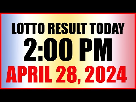 Lotto Result Today 2pm April 28, 2024 Swertres Ez2 Pcso