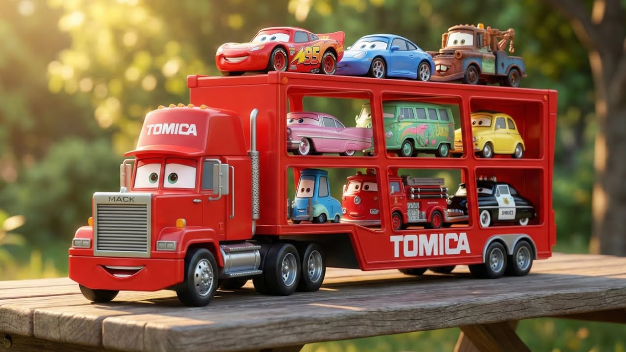 Disney Pixar Cars toys Review | Lightning McQueen, Finn McMissile, Mack, Doc Hudson,Cruz Ramirez