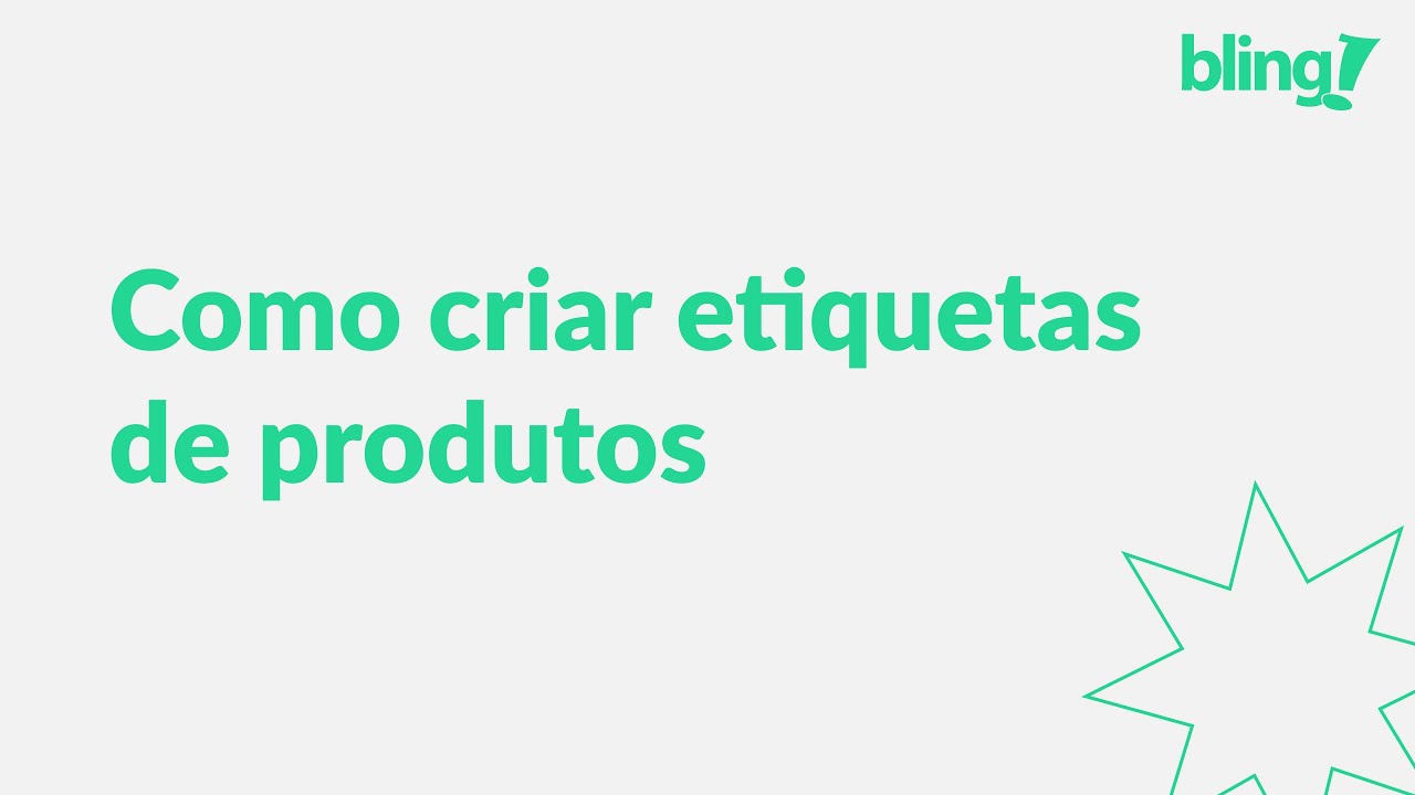 Como criar etiquetas de produtos customizadas