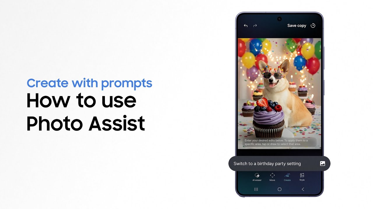 How to use Photo Assist Galaxy AI | Galaxy S26 series | Samsung - YouTube