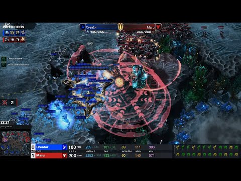 StarCraftⅡ DreamHack Masters 2022 Valencia Jul3 Creator(P) v Maru(T) Game 1 MAPS- [ESL] Data-C