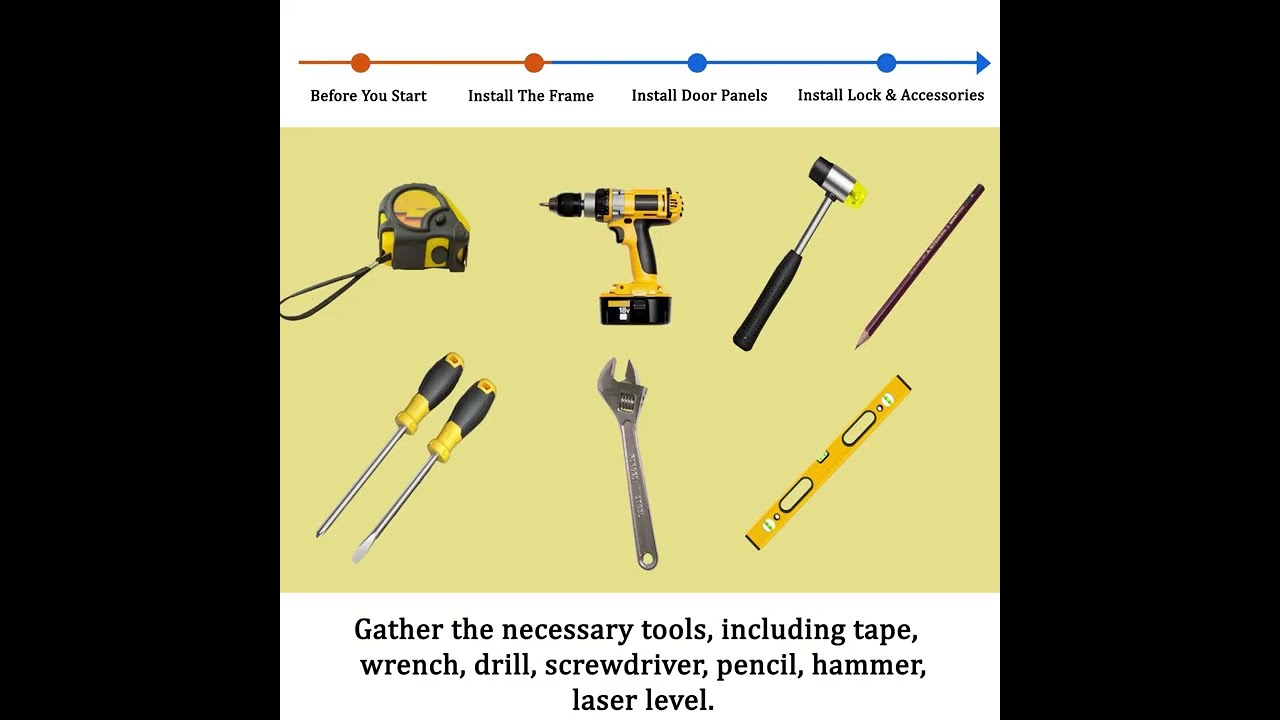 Ark Design 3+1 Balck Foliding Patio Door Installation Video