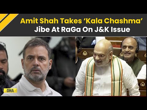 Union Home Minister Amit Shah Slams Rahul Gandhi On Jammu & Kashmir Situation In Rajya Sabha