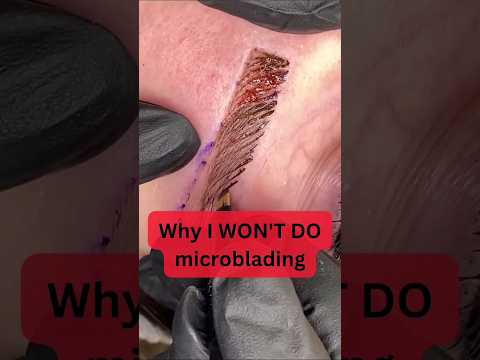 What is the difference between microblading and powder brows? Why I don't do microblading