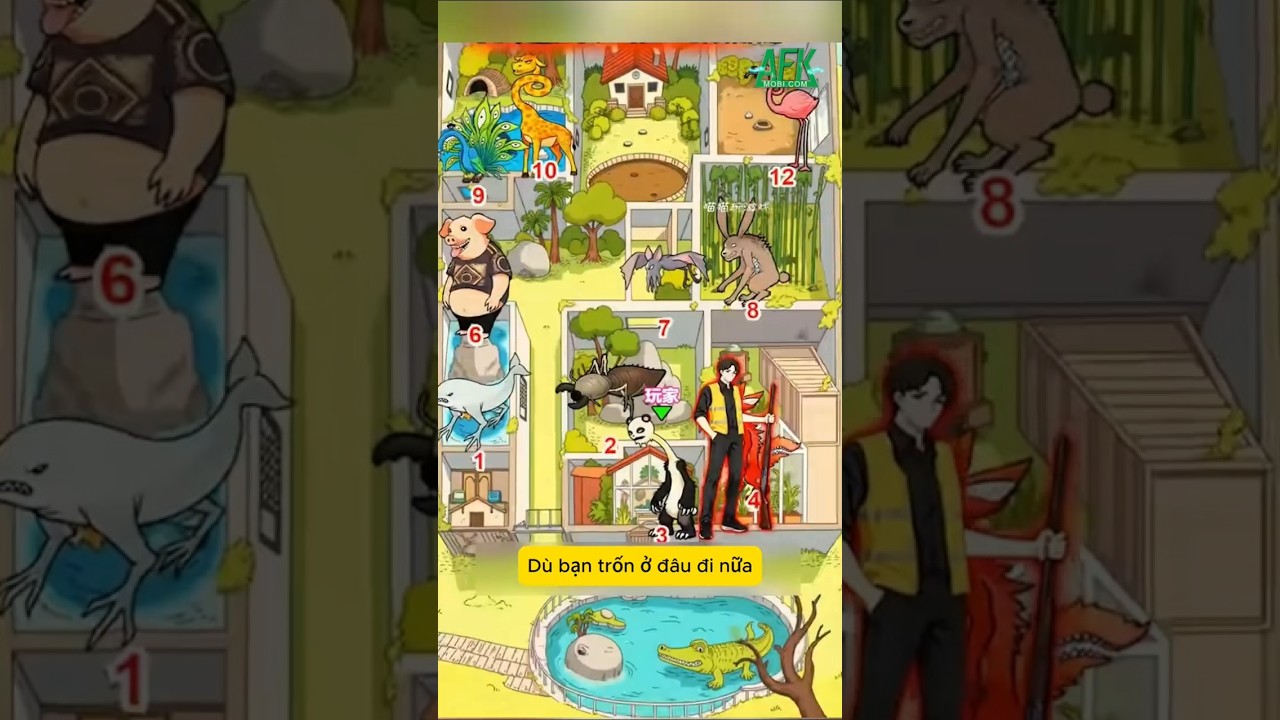 Sở thú đáng sợ trốn tìm thợ săn