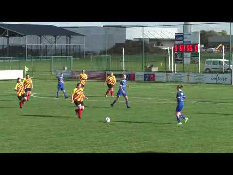 KFC Poperinge Ladies - Ladies Oudenburg on 13.10.2024: a shot from the visitors!