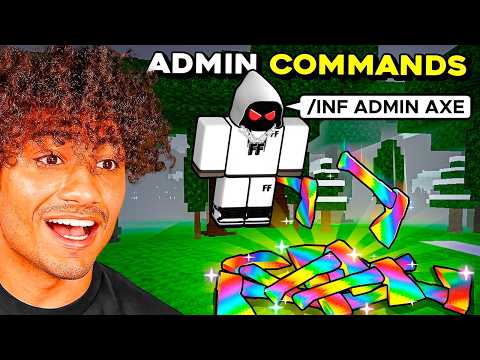 I Used ADMIN COMMANDS in 99 Nights in The Forest!