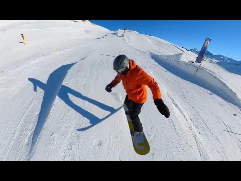 Snowpark Training at Jazpark Jakobshorn Davos